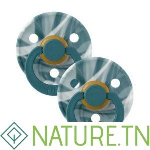 BIBS 02 SUCETTES PACIFIER FOREST LAKE WHITE SIZE 1