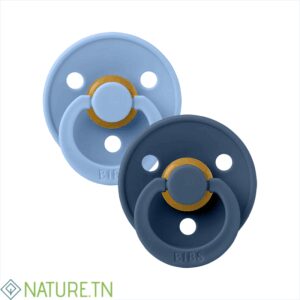 BIBS 02 SUCETTES PACIFIER SKY BLUE SIZE 2