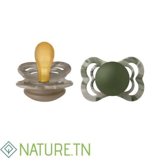 BIBS 02 SUCETTES SUPREME GREEN MIX SIZE 1 2 BIBS 02 SUCETTES SUPREME GREEN MIX SIZE 1 2