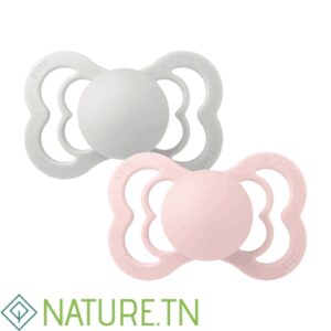 BIBS 02 SUCETTES SUPREME PACIFIER HAZE BLOSSOM SIZE 1