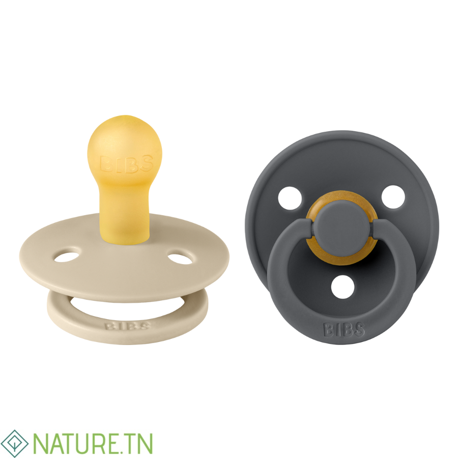 BIBS 2 SUCETTES PACIFIER VANILLA IRON SIZE 1 3 BIBS 2 SUCETTES PACIFIER VANILLA IRON SIZE 1