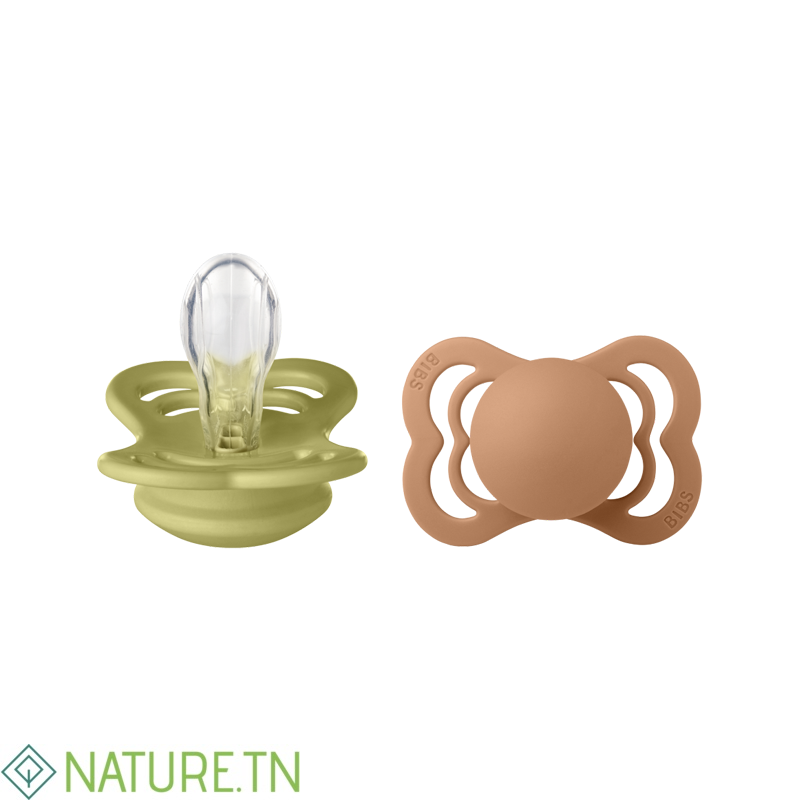 BIBS 2 SUCETTES SUPREME COLLECTION MEADOW EARTH SIZE 1 2 BIBS 2 SUCETTES SUPREME COLLECTION MEADOW EARTH SIZE 1 2