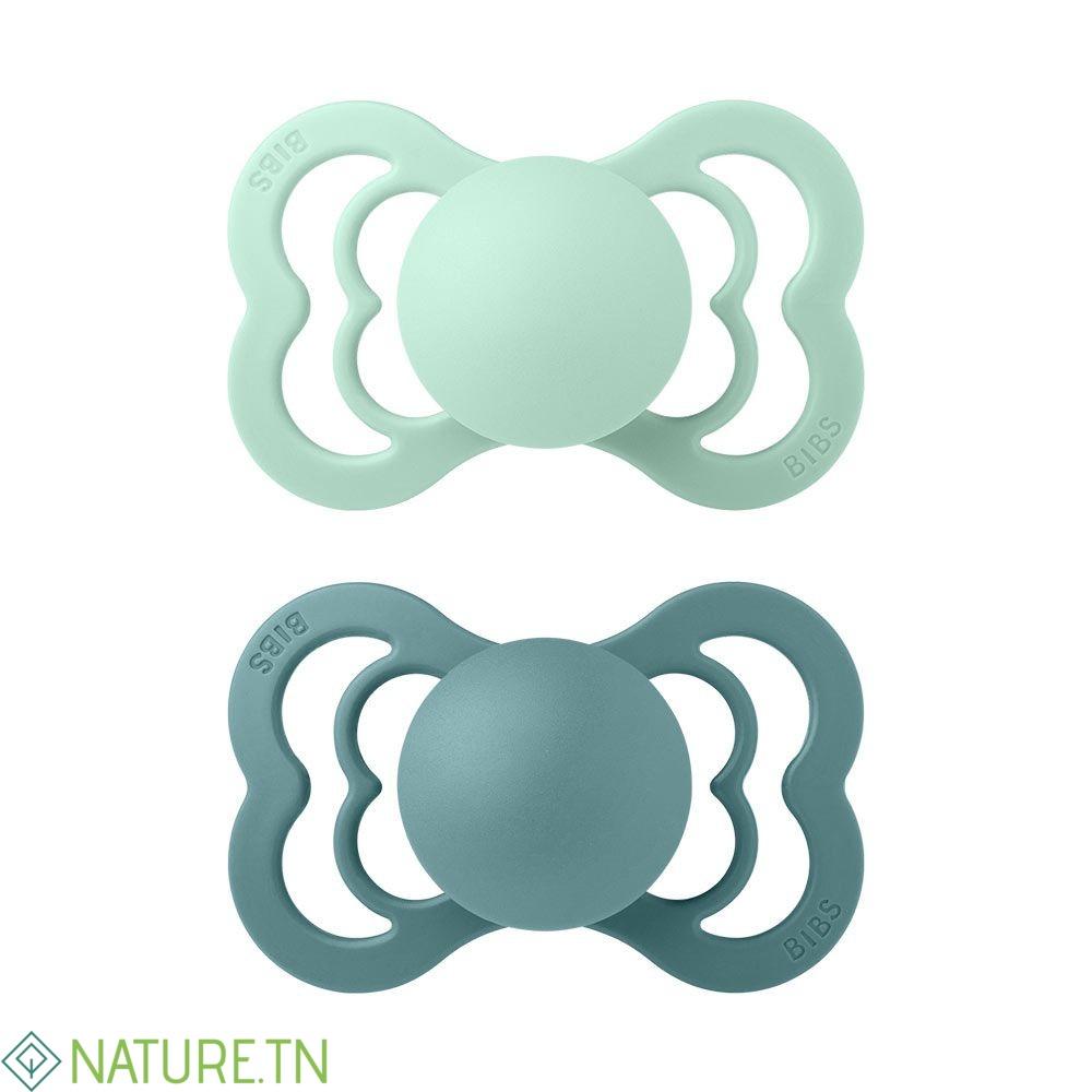 BIBS 2 SUCETTES SUPREME NORDIC MINT ISLAND SEA SIZE 1 1 BIBS 2 SUCETTES SUPREME NORDIC MINT ISLAND SEA SIZE 1 1