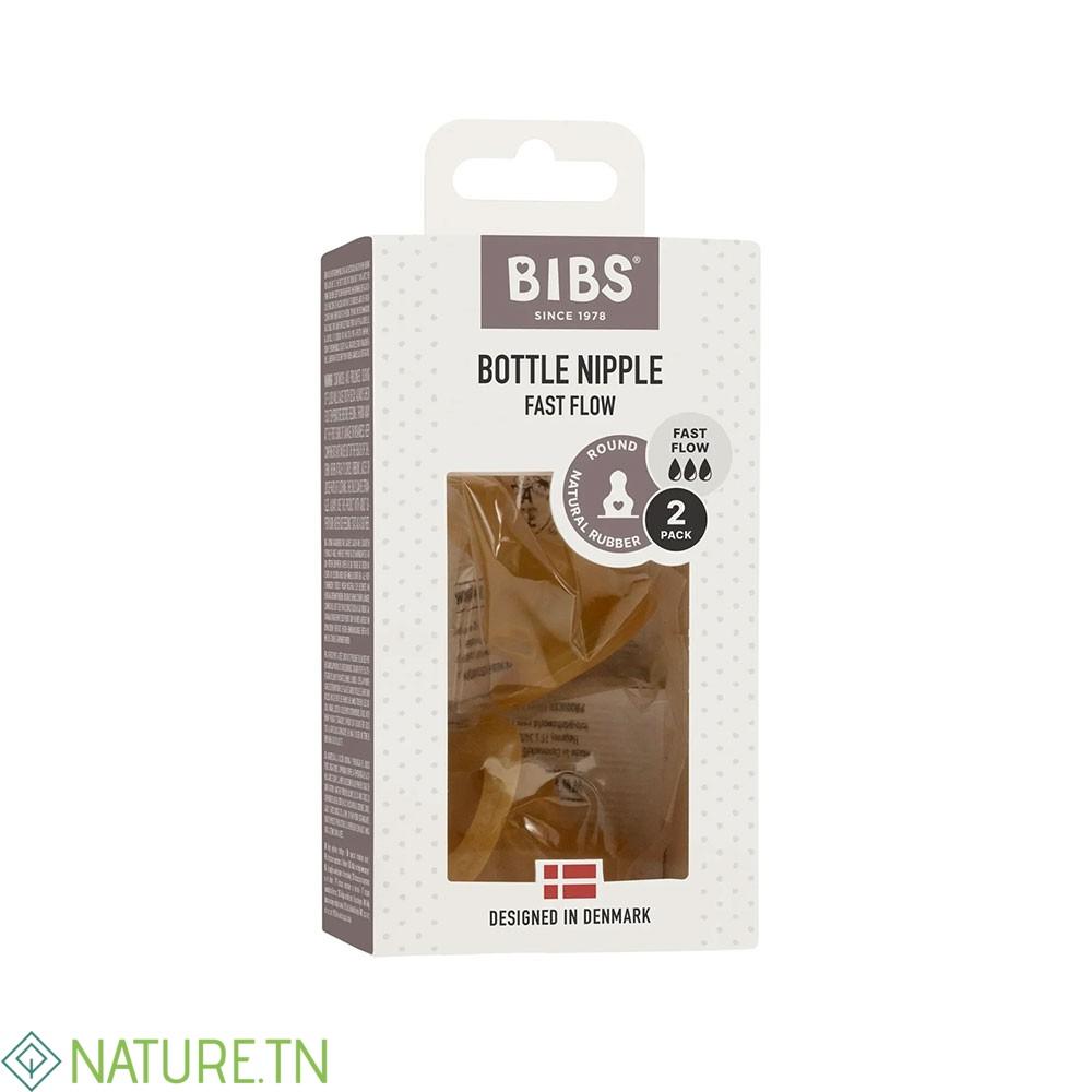 BIBS TETINES BIBERON A DEBIT RAPIDE 2 PIECES 3 BIBS TETINES BIBERON A DEBIT RAPIDE 2 PIECES