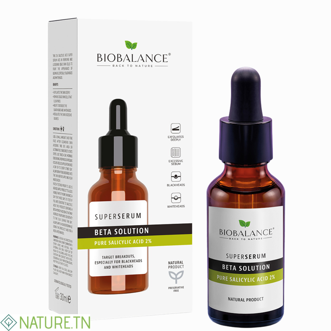BIOBALANCE BETA SOLUTION SUPER SERUM PURE SALICYLIC ACID 2 % 30ML 1 BIOBALANCE BETA SOLUTION SUPER SERUM PURE SALICYLIC ACID 2 % 30ML 1