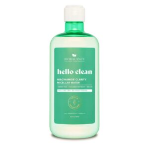BIOBALANCE HELLO CLEAN NIACINAMIDE EAU MICELLAIRE CLARTE 500 ML