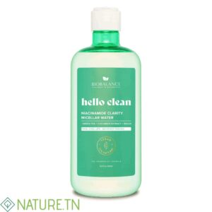 BIOBALANCE HELLO CLEAN NIACINAMIDE EAU MICELLAIRE CLARTE 500 ML