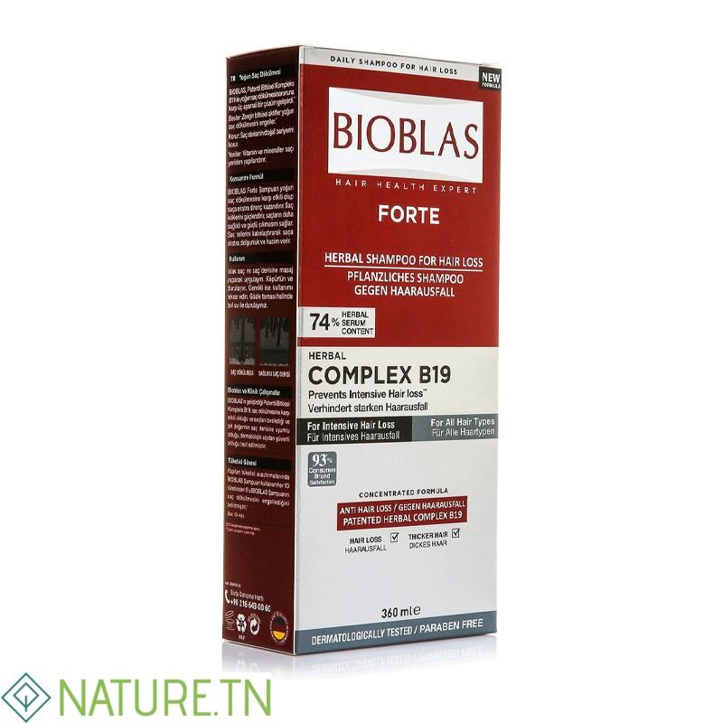 BIOBLAS FORTE SHAMPOOING ANTI CHUTE INTENSIVE COMPLEX B19 360ML 1 BIOBLAS FORTE SHAMPOOING ANTI CHUTE INTENSIVE COMPLEX B19 360ML 1