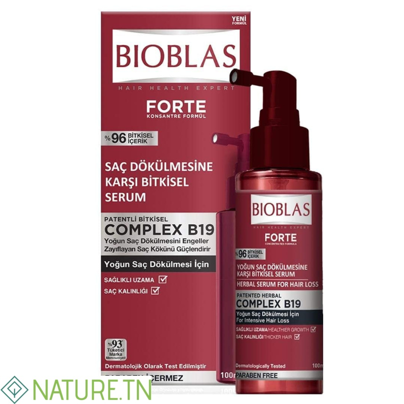 BIOBLAS SERUM FORTE ANTI CHUTE 100ML 3 BIOBLAS SERUM FORTE ANTI CHUTE 100ML