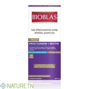 BIOBLAS SHAMPOOING ANTI CHUTE ANTI STRESS PROCYANIDIN+BIOTIN 360ML