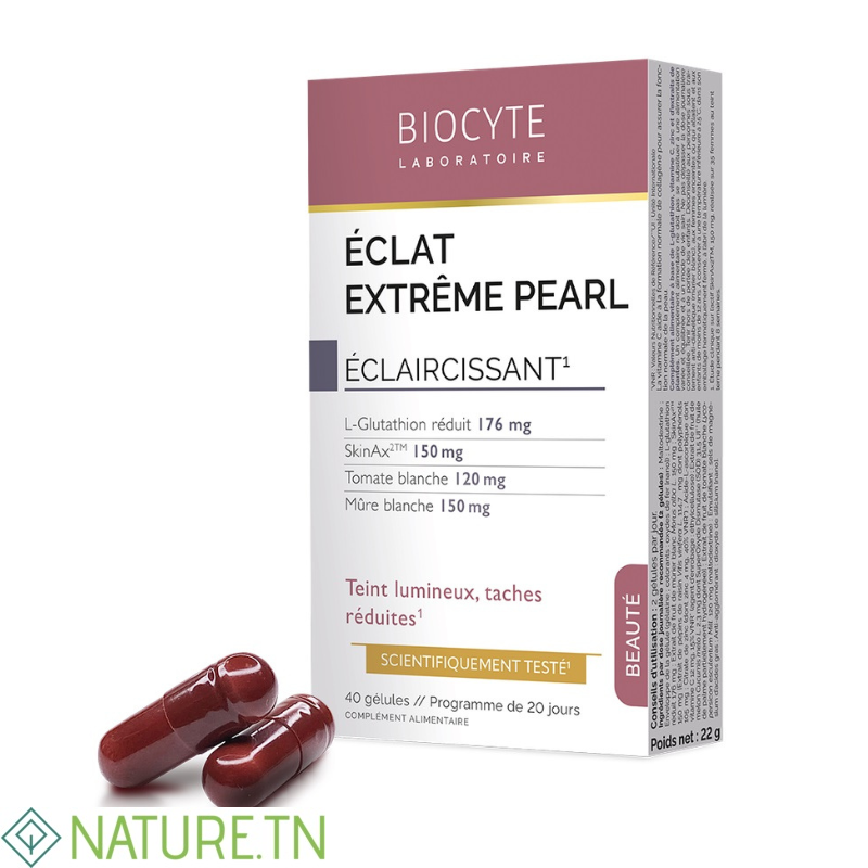 BIOCYTE ECLAT EXTREME PEARL 40 GELULES 2 BIOCYTE ECLAT EXTREME PEARL 40 GELULES 2