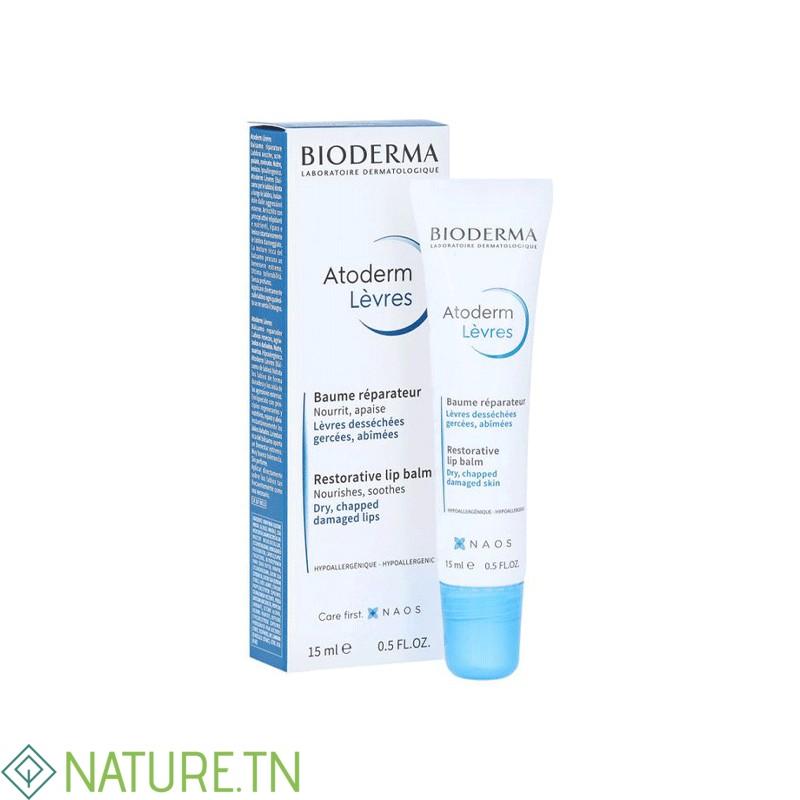 BIODERMA ATODERM BAUME REPARATEUR LEVRES 15ML 3 BIODERMA ATODERM BAUME REPARATEUR LEVRES 15ML