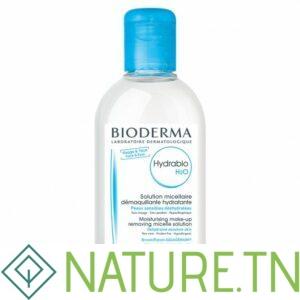 BIODERMA HYDRABIO H2O SOLUTION MICELLAIRE DEMAQUILLANTE HYDRATANTE PEAUX SENSIBLES 250ML