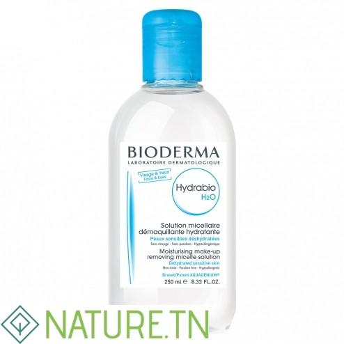BIODERMA HYDRABIO H2O SOLUTION MICELLAIRE DEMAQUILLANTE HYDRATANTE PEAUX SENSIBLES 250ML 2 BIODERMA HYDRABIO H2O SOLUTION MICELLAIRE DEMAQUILLANTE HYDRATANTE PEAUX SENSIBLES 250ML 2