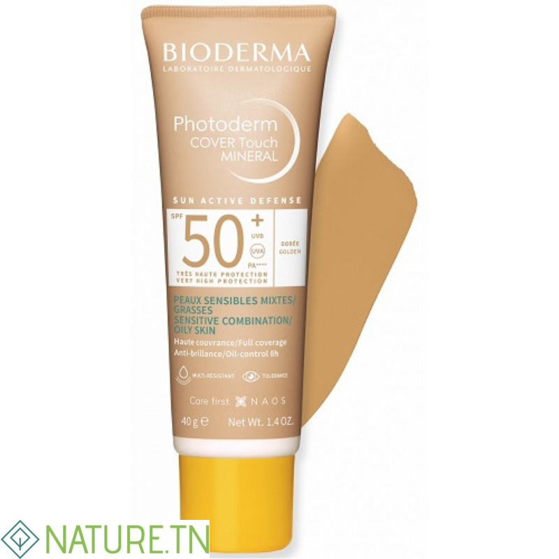 BIODERMA PHOTODERM COVER TOUCH MINERAL TEINTE DOREE SPF50+ 40G 3 BIODERMA PHOTODERM COVER TOUCH MINERAL TEINTE DOREE SPF50+ 40G
