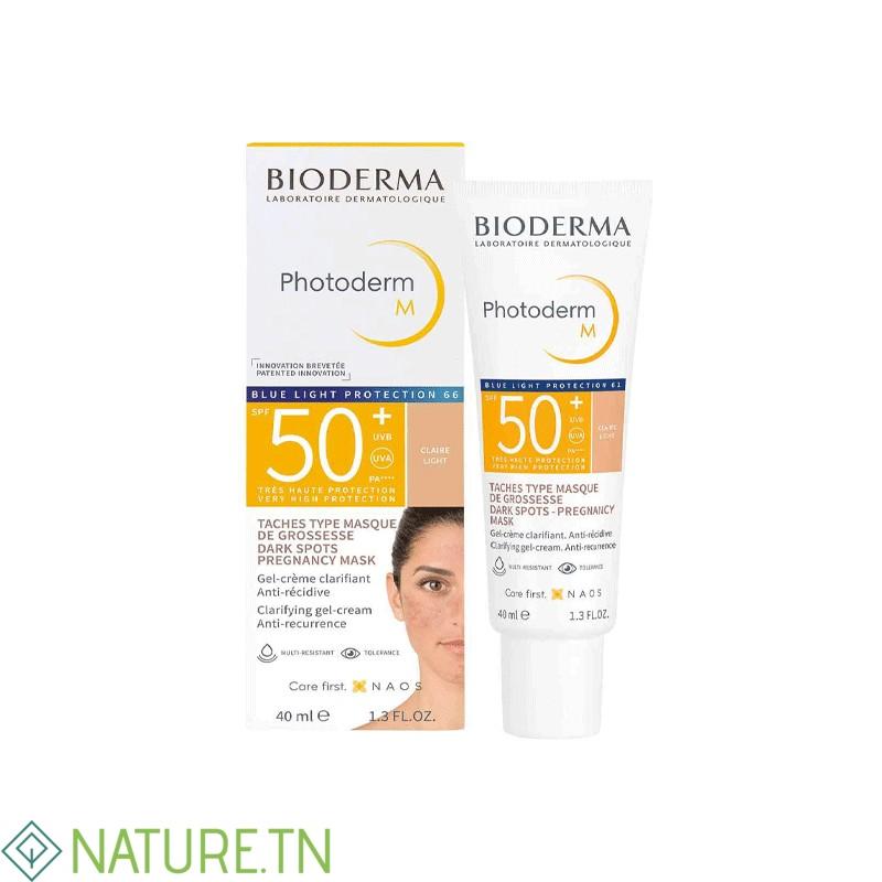 BIODERMA PHOTODERM M GEL-CREME CLARIFIANT AN TI-RECIDIVE TEINTE CLAIRE SPF50+ 40ML 3 BIODERMA PHOTODERM M GEL-CREME CLARIFIANT AN TI-RECIDIVE TEINTE CLAIRE SPF50+ 40ML
