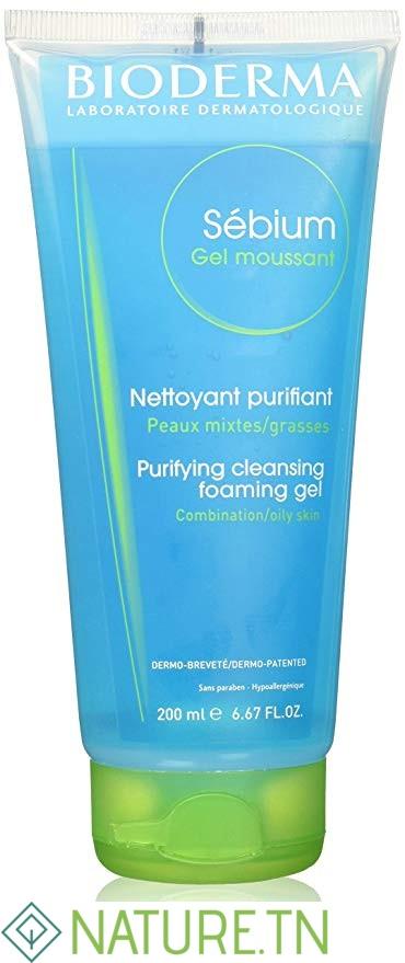 BIODERMA SEBIUM GEL MOUSSANT PURIFIANT TUBE 200ML 1 BIODERMA SEBIUM GEL MOUSSANT PURIFIANT TUBE 200ML 1