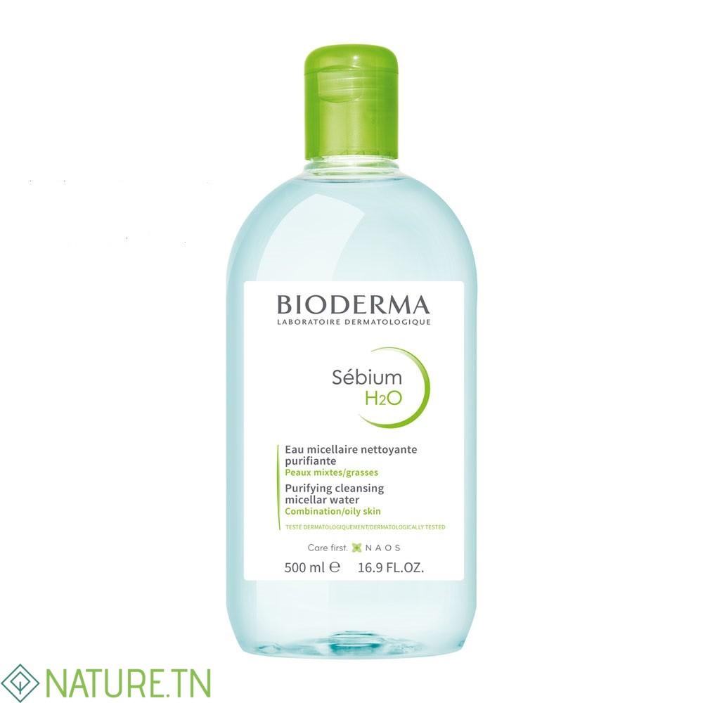 BIODERMA SEBIUM H2O EAU MICELLAIRE 500ML 3 BIODERMA SEBIUM H2O EAU MICELLAIRE 500ML