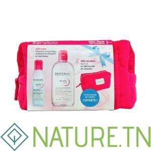 BIODERMA SENSIBIO TROUSSE RITUEL DEMAQUILLANT (SENSIBIO H2O MICELLAIRE 250ML+H2O EYE 125ML)