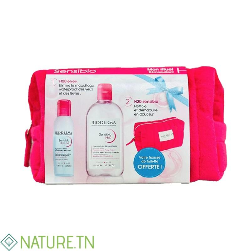 BIODERMA SENSIBIO TROUSSE RITUEL DEMAQUILLANT (SENSIBIO H2O MICELLAIRE 250ML+H2O EYE 125ML) 3 BIODERMA SENSIBIO TROUSSE RITUEL DEMAQUILLANT (SENSIBIO H2O MICELLAIRE 250ML+H2O EYE 125ML)