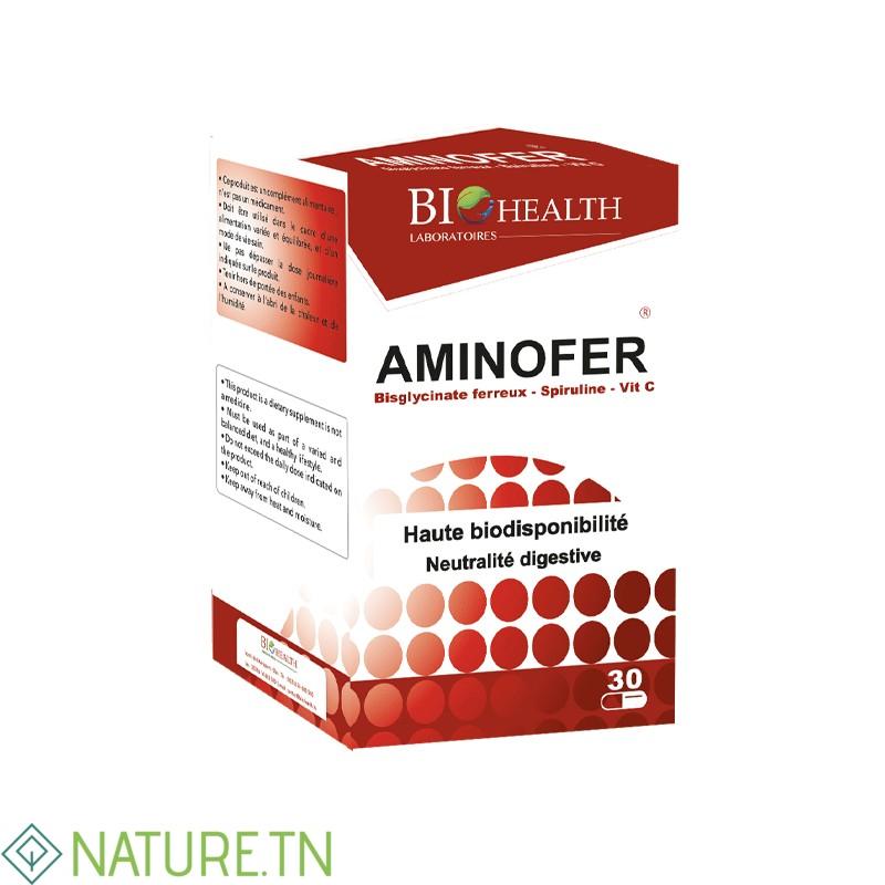 BIOHEALTH AMINOFER 30 GELULES 3 BIOHEALTH AMINOFER 30 GELULES
