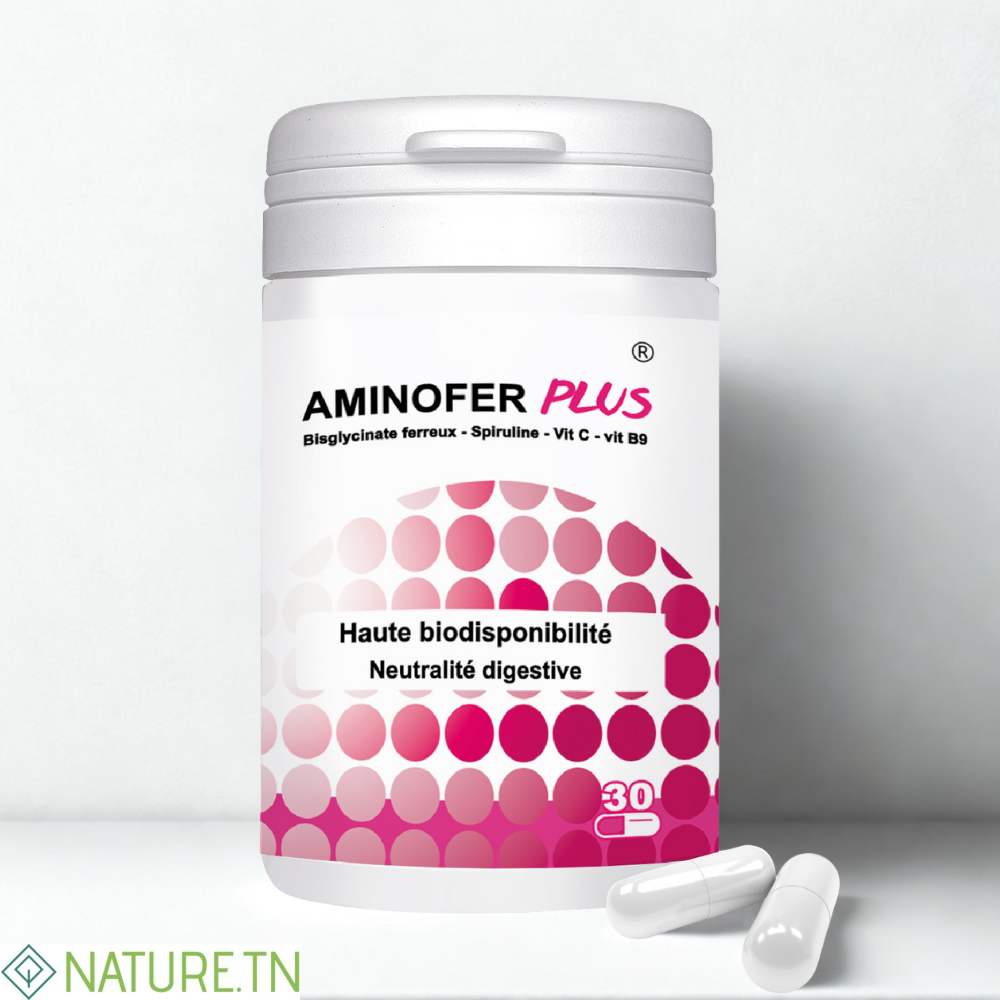 BIOHEALTH AMINOFER PLUS 30 GELULES 1 BIOHEALTH AMINOFER PLUS 30 GELULES 1