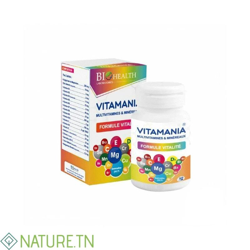 BIOHEALTH VITAMANIA MULTIVITAMINES & MINERAUX 30 GELULES 1 BIOHEALTH VITAMANIA MULTIVITAMINES & MINERAUX 30 GELULES 1