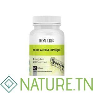 BIOHERBS ACIDE ALPHA LIPOIQUE 60 GELULES