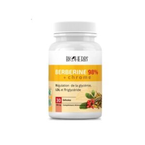 BIOHERBS BERBERINE 98%+ CHROME 30 GELULES