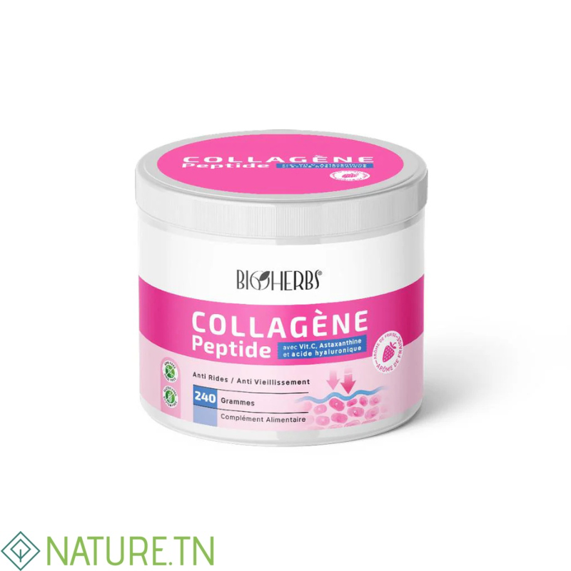 BIOHERBS COLLAGENE PEPTIDES POUDRE 240GR 3 BIOHERBS COLLAGENE PEPTIDES POUDRE 240GR