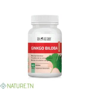 BIOHERBS GINKGO BILOBA EXTRAIT 60 GELULES