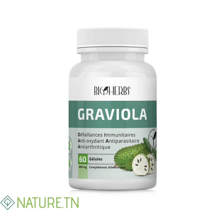 BIOHERBS GRAVIOLA 60 GELULES 3 BIOHERBS GRAVIOLA 60 GELULES
