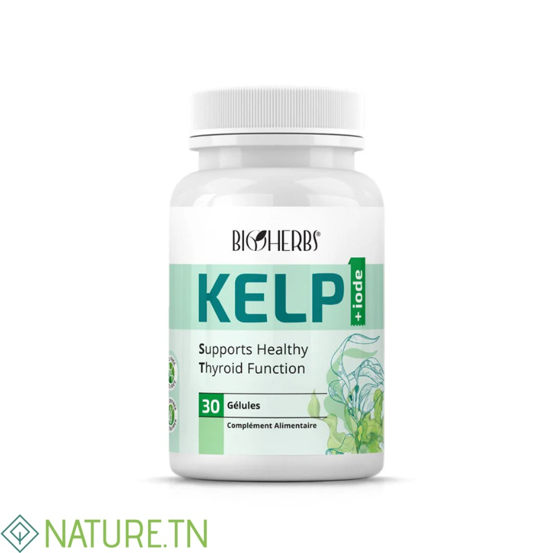 BIOHERBS KELP-IODE 30 GELULES 3 BIOHERBS KELP-IODE 30 GELULES