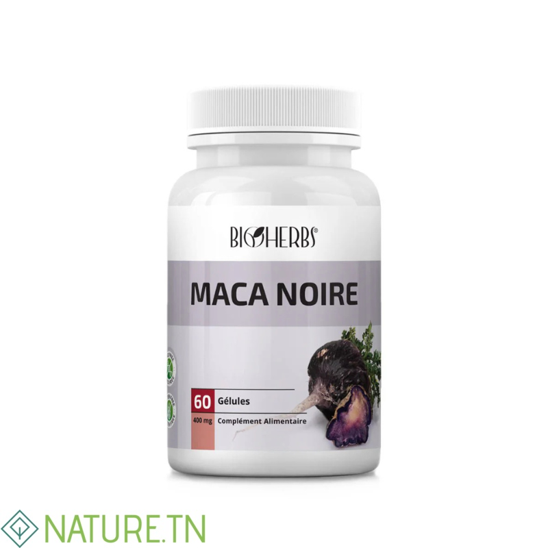BIOHERBS MACA NOIRE 60 GELULES 2
