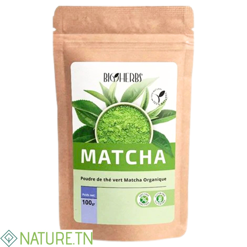 BIOHERBS MATCHA TEA POUDRE 100GR 1