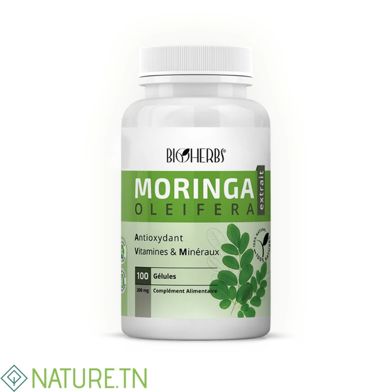 BIOHERBS MORINGA 100 GELULES 2 BIOHERBS MORINGA 100 GELULES 2
