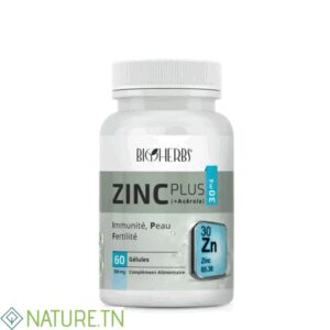 BIOHERBS ZINC PLUS+ACREOLA 60 GELULES