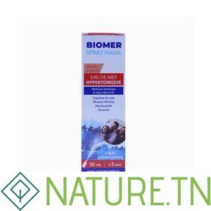 BIOMER SPRAY NASAL ENFANT ADULTE EAU DE MER HYPERTONIQUE 30ML