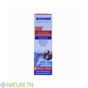 BIOMER SPRAY NASAL ENFANT ADULTE EAU DE MER HYPERTONIQUE 30ML