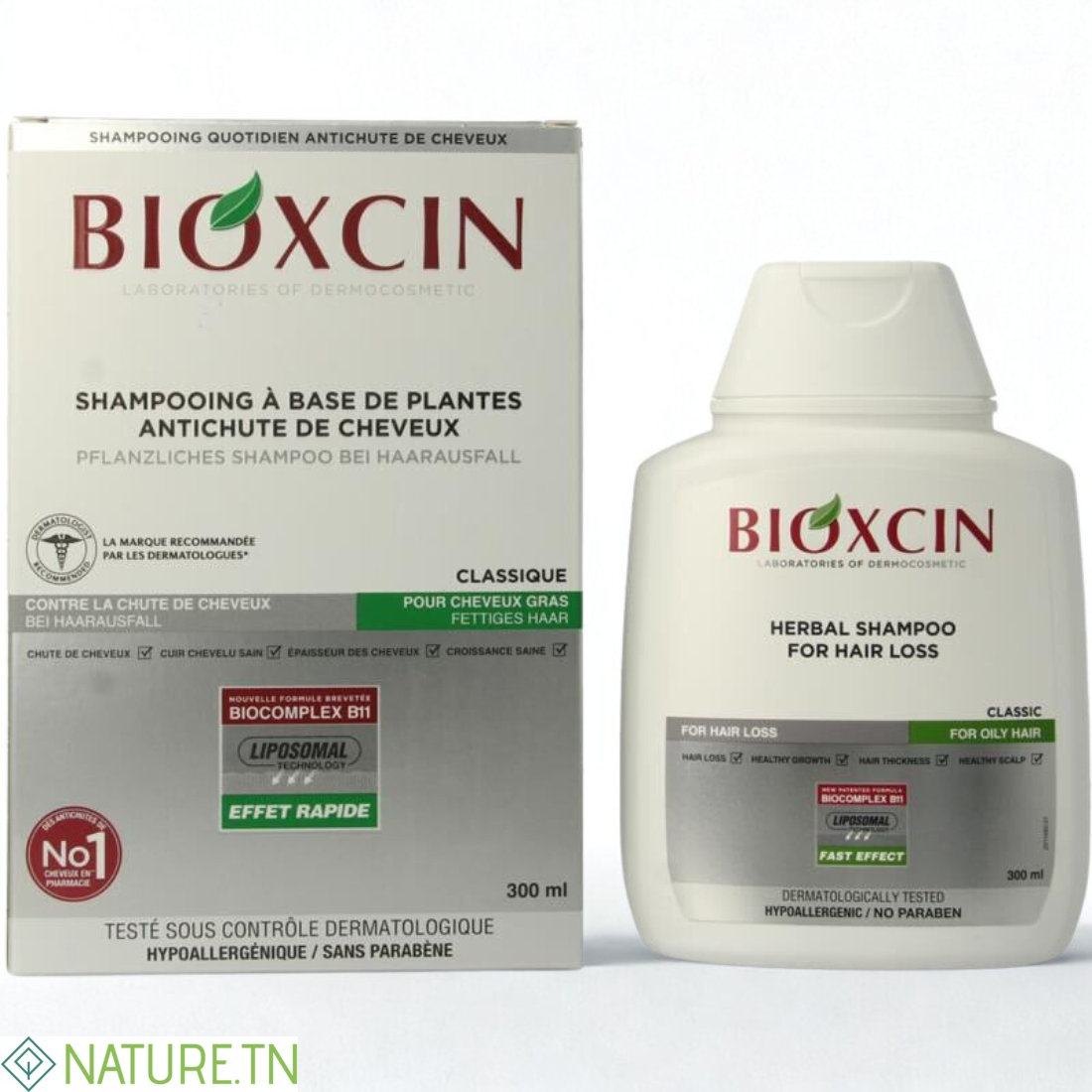 BIOXSINE SHAMPOOING CHEVEUX GRAS 300ML 3 BIOXSINE SHAMPOOING CHEVEUX GRAS 300ML
