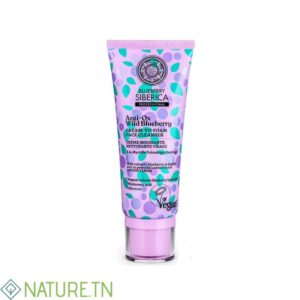 BLUEBERRY SIBERICA PROFESSIONAL ANTI OX WILD BLUEBERRY CREME MOUSSANTE NETTOYANTE VISAGE 100ML