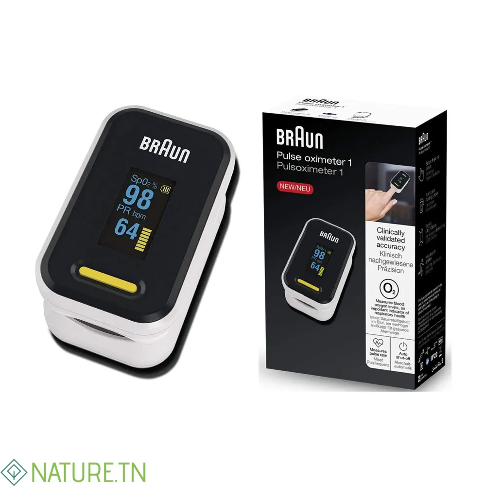 BRAUN OXYMÈTRE DE POULS 1 3 BRAUN OXYMÈTRE DE POULS 1