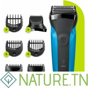 BRAUN RASOIR ÉLECTRIQUE BARBE HOMME SERIES 3 SHAVE & STYLE 310BT