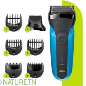 BRAUN RASOIR ÉLECTRIQUE BARBE HOMME SERIES 3 SHAVE & STYLE 310BT