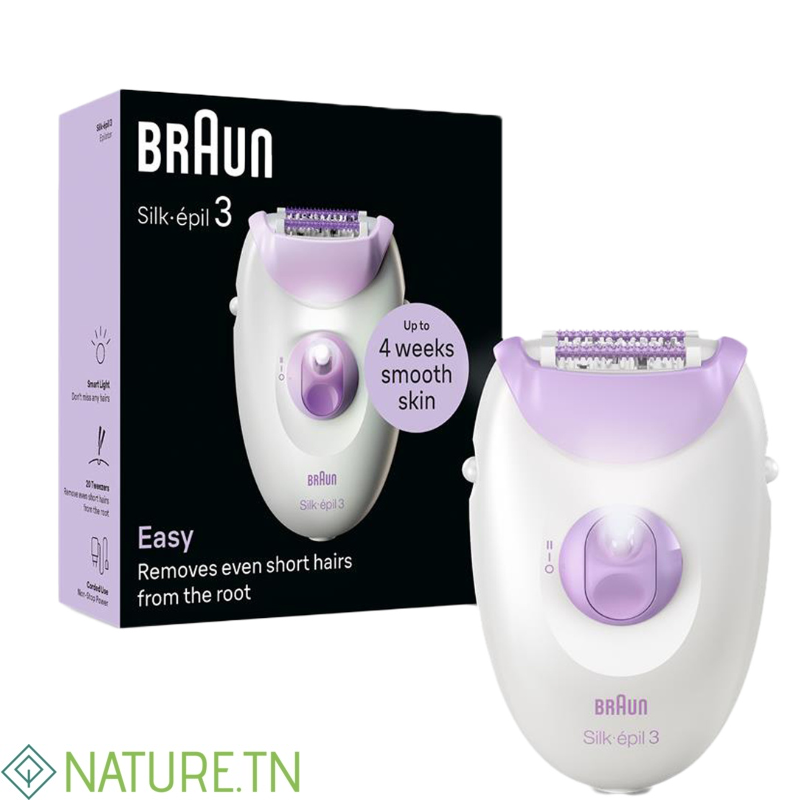 BRAUN SILK EPIL 3 SE3-000 EPILATEUR 2 BRAUN SILK EPIL 3 SE3-000 EPILATEUR 2