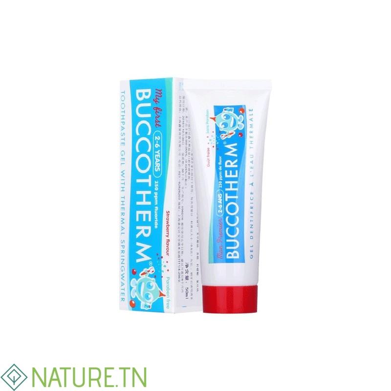 BUCCOTHERM DENTIFRICE KIDS 2/6 ANS, FRAISE 50 ML 3 BUCCOTHERM DENTIFRICE KIDS 2/6 ANS, FRAISE 50 ML