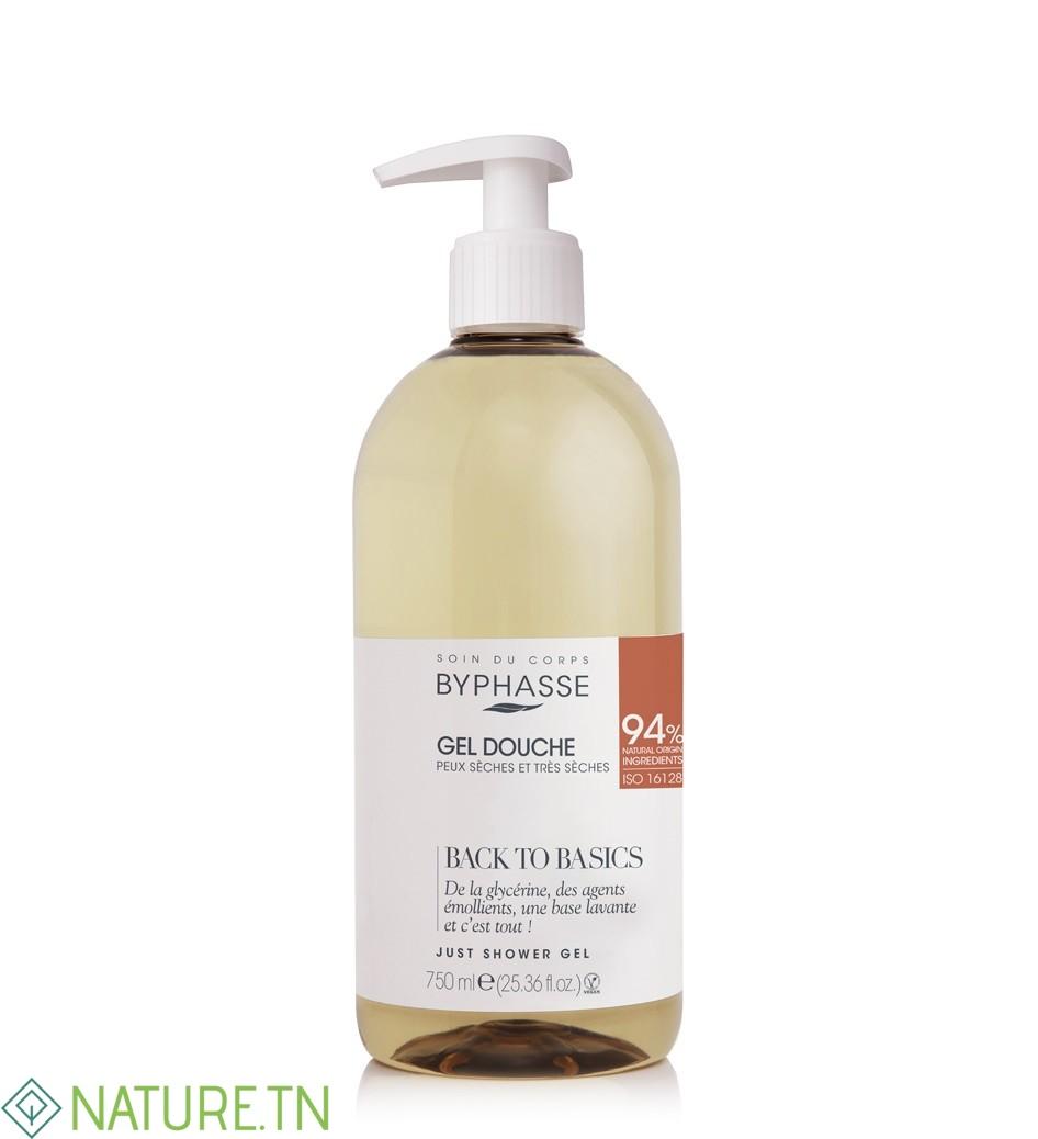 BYPHASSE BACK TO BASICS GEL DOUCHE PEAUX SECHES ET TRES SECHES 750ML 1 BYPHASSE BACK TO BASICS GEL DOUCHE PEAUX SECHES ET TRES SECHES 750ML 1