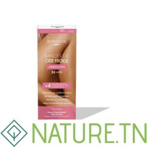 BYPHASSE BANDES DE CIRE FROIDE (24 BANDES+4 LINGETTES)