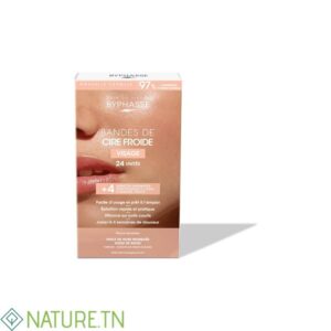 BYPHASSE BANDES DE CIRE FROIDE VISAGE & ZONES DELICATES 24 PIECES