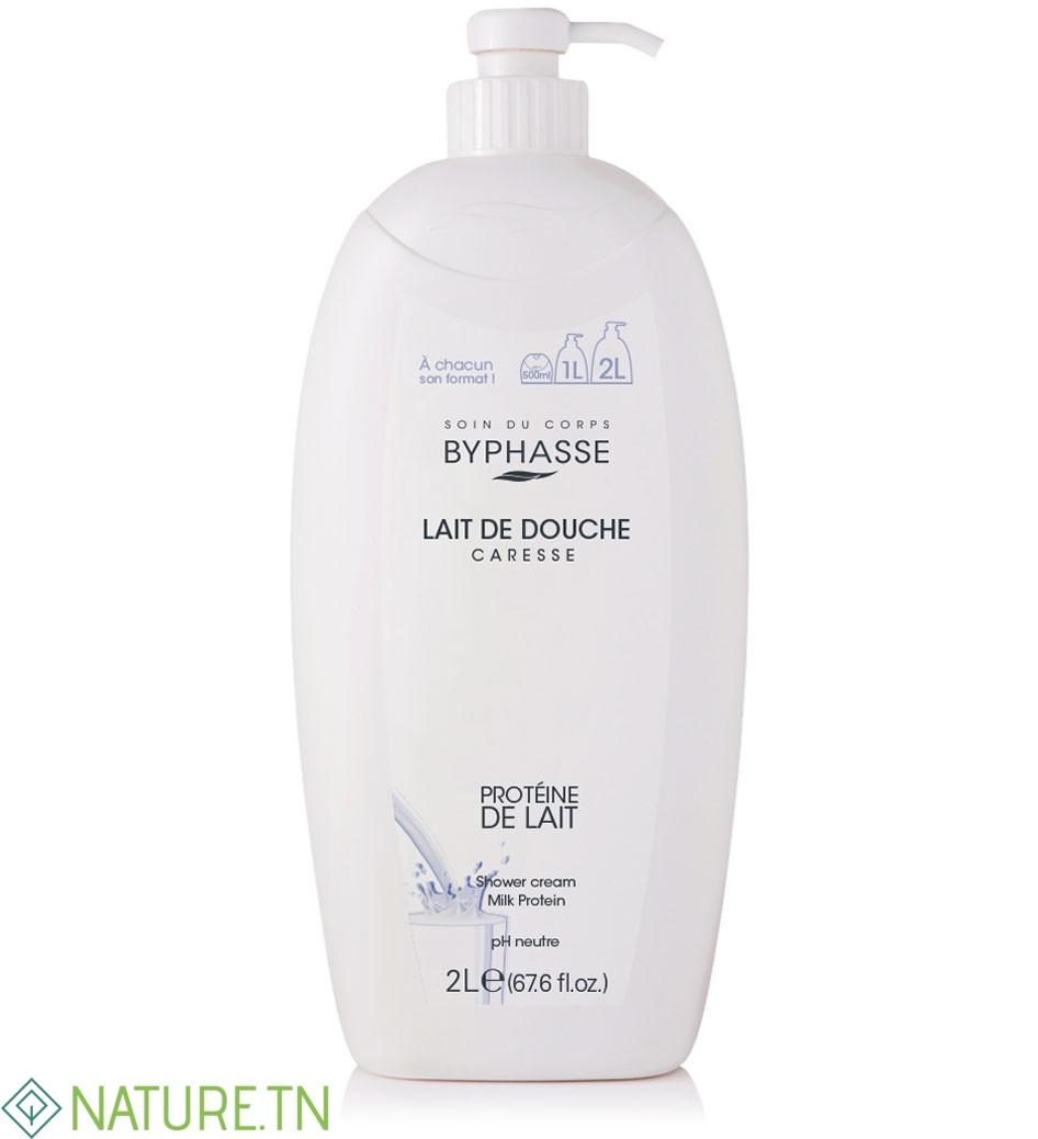 BYPHASSE CARESSE LAIT DE DOUCHE PROTEINE DE LAIT 2L 2